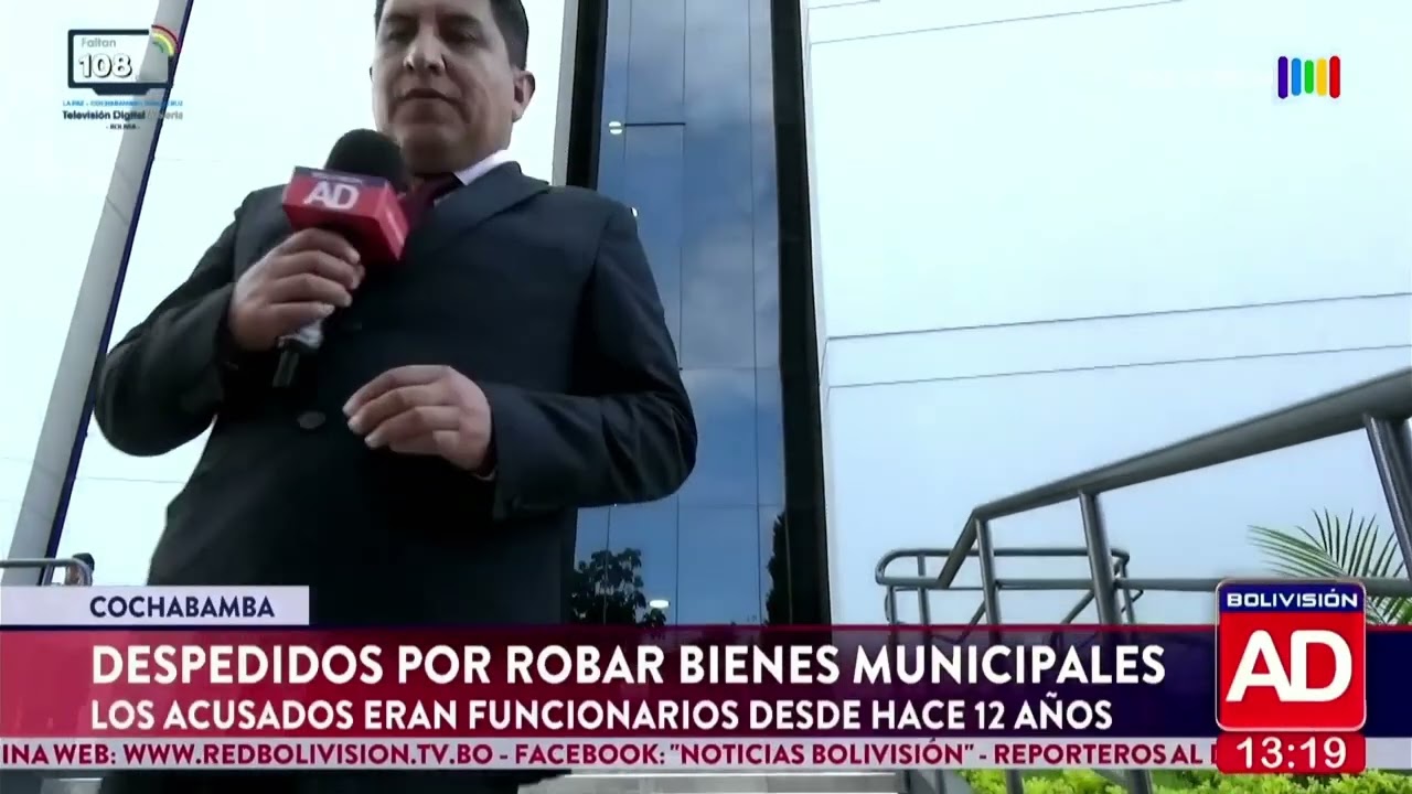 El alcalde de Cochabamba anuncia destitución de funcionarios acusados de hurto