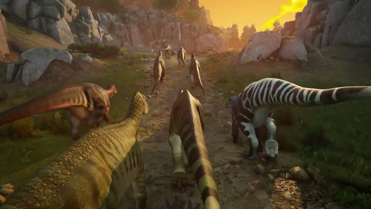 Path of Titans Iguanodon HERD!!