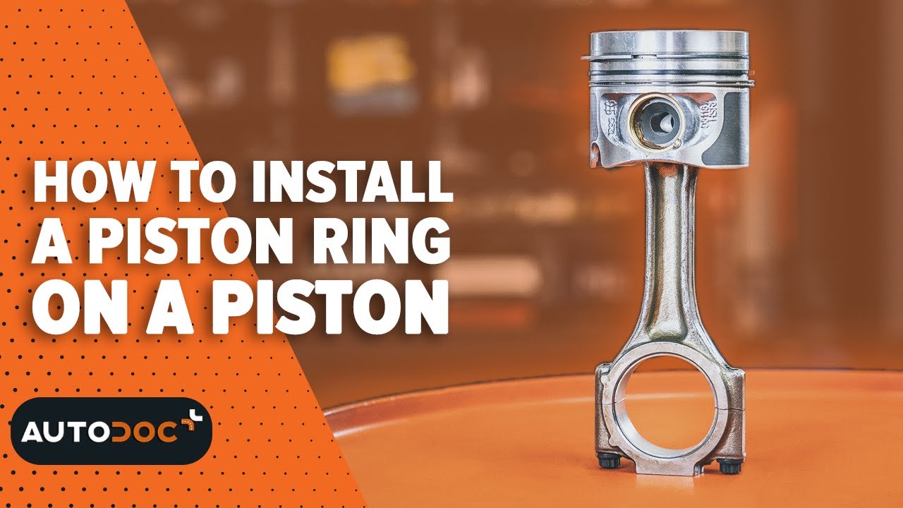 How to install a piston ring on a piston | #autodoc #carhack