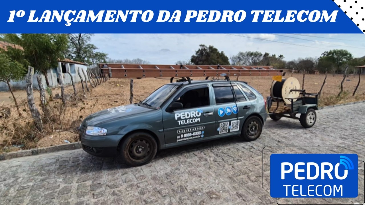 PRIMEIRO LANÇAMENTO DA PEDRO TELECOM, UM NOVO PROPÓSITO!