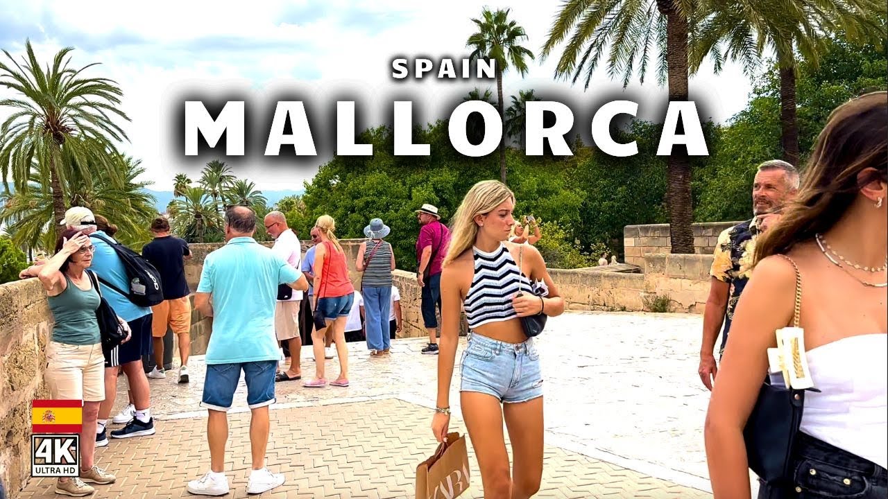Palma de Mallorca, Spain 4k HDR walking tour