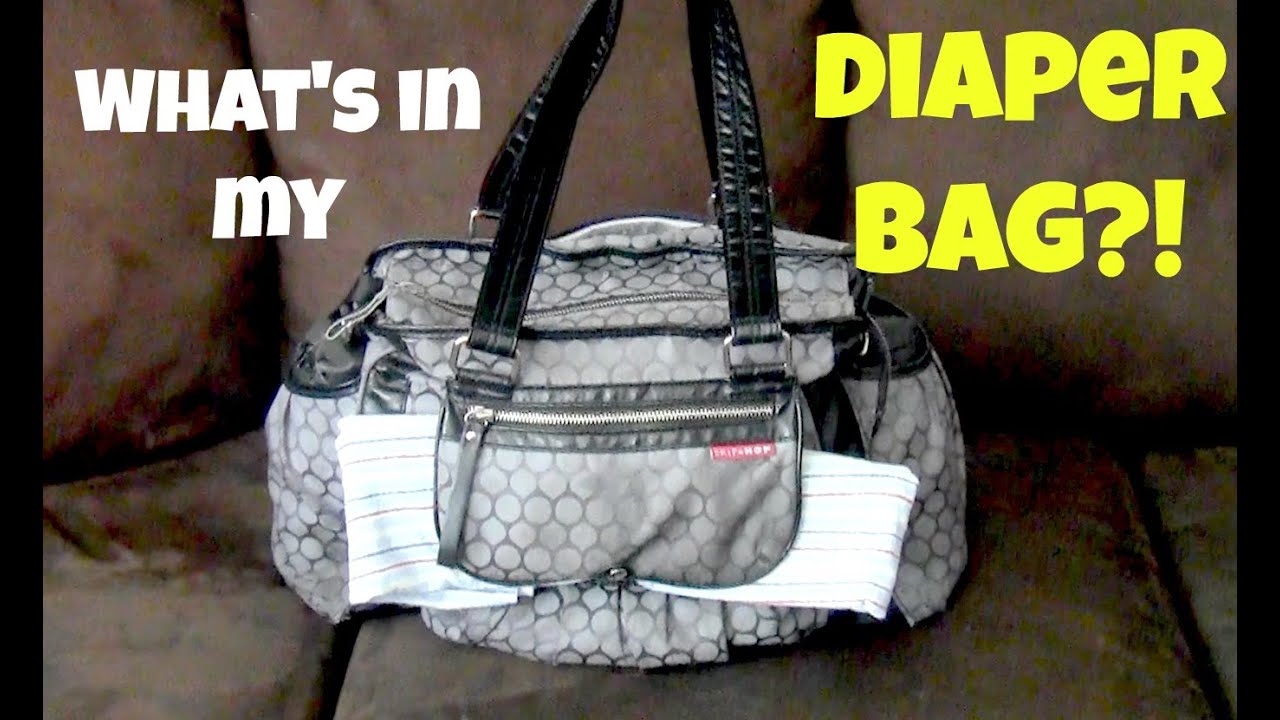 4 KIDS.. What's In My Diaper Bag? | VEDA DAY 21