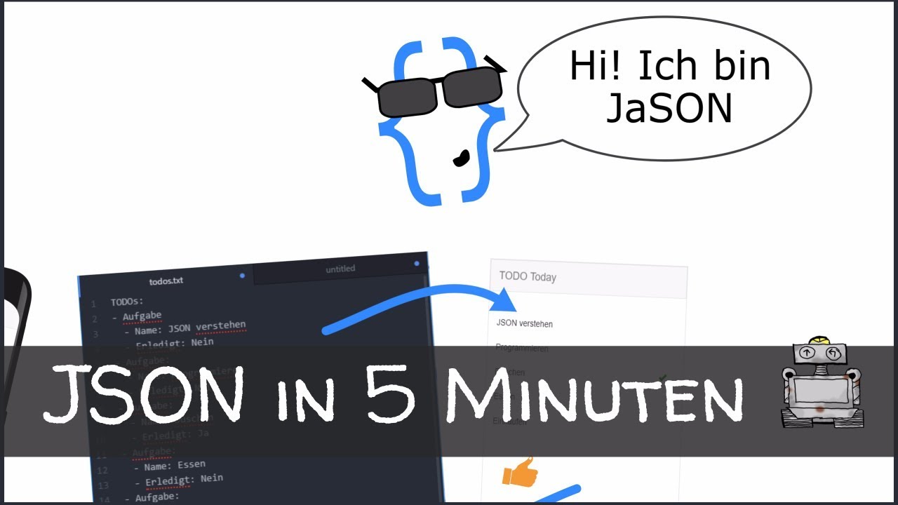 JSON in 5 Minuten - Was ist JSON? So lernst Du es schnell & einfach