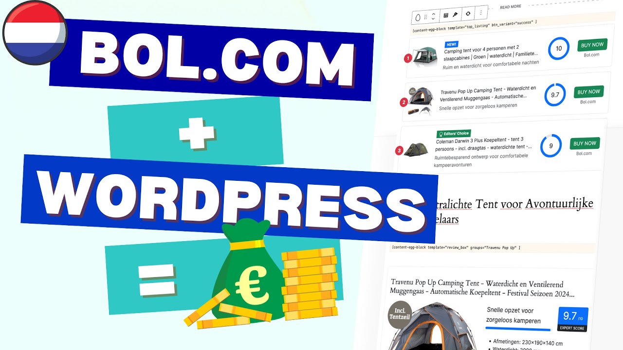 How to Build a Bol.com Affiliate Site in One Day (with WordPress & Content Egg Pro)