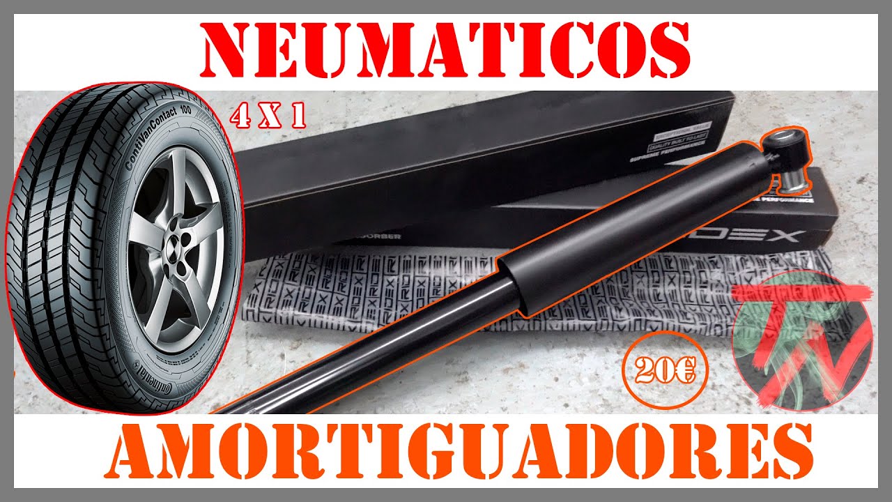 Los Amortiguadores y Neum&aacute;ticos mas BARATOS (Los vas a querer) 😲
