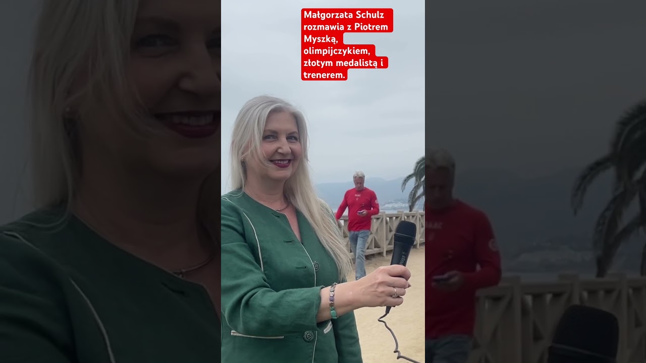 Małgorzata Schulz rozmawia z Piotrem Myszką. #la2028 @polsailing #olympicshighlights #news