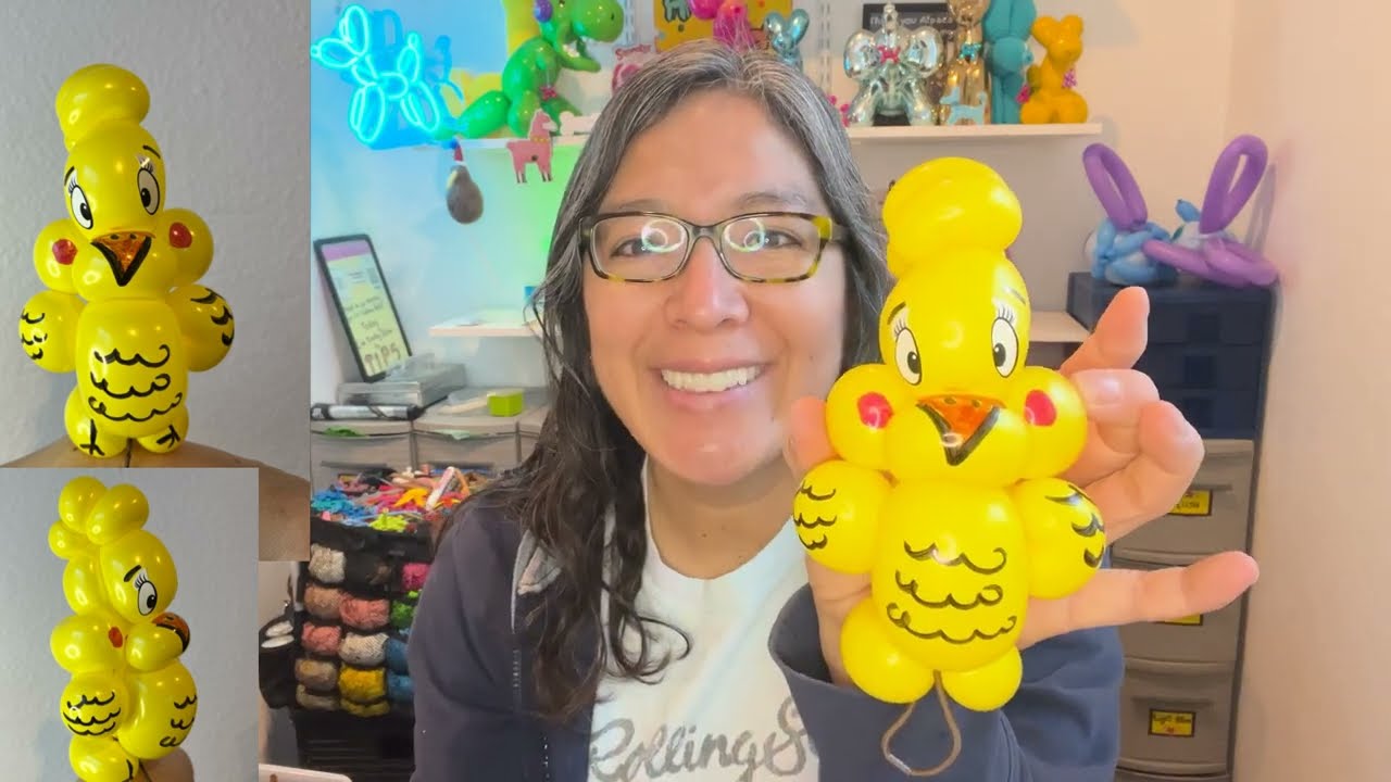 One balloon chick balloon tutorial