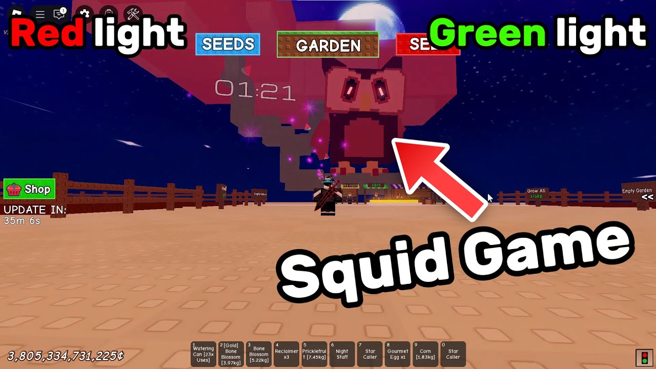 Squid Game but it Grow a Garden | Adim Abuse