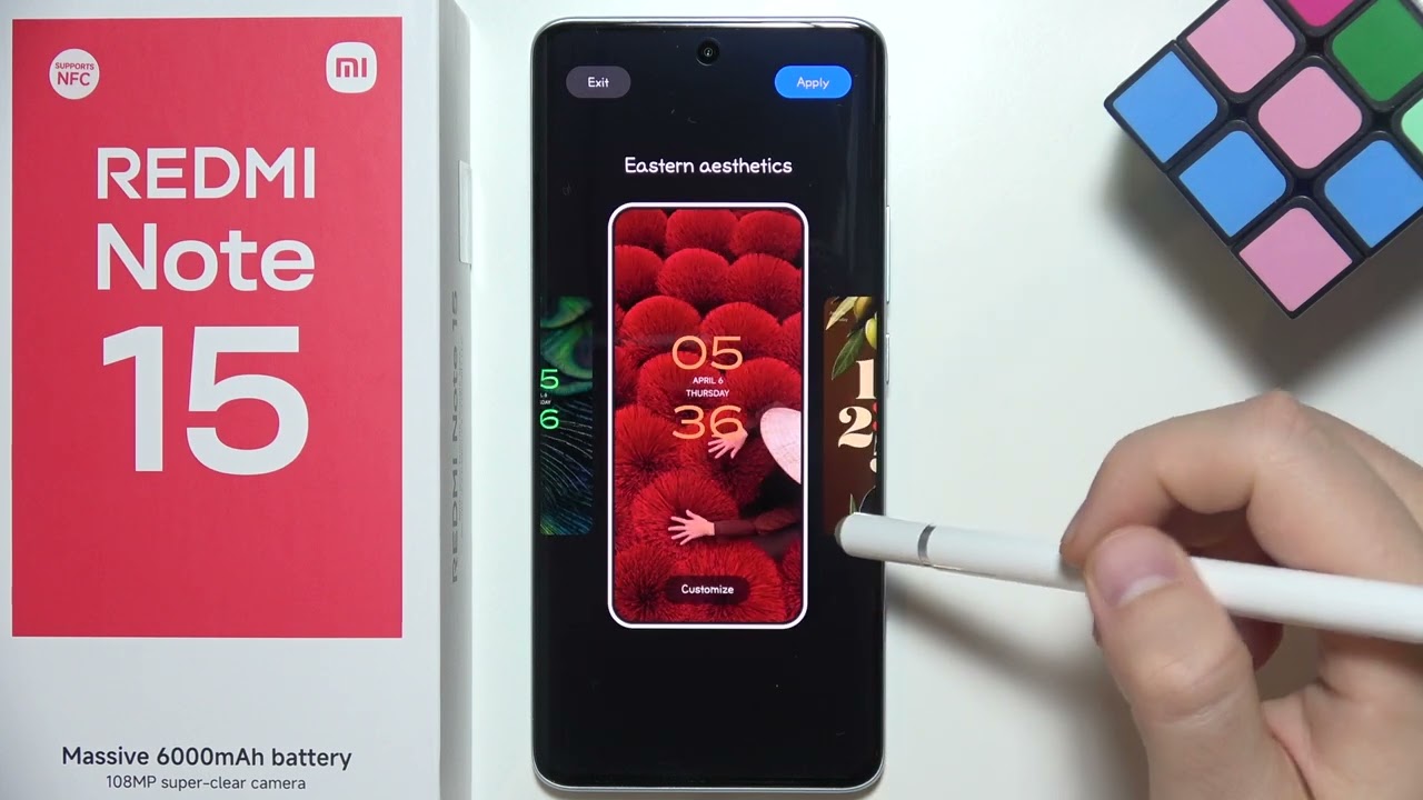 Redmi Note 15: How to Change Lock Screen Style