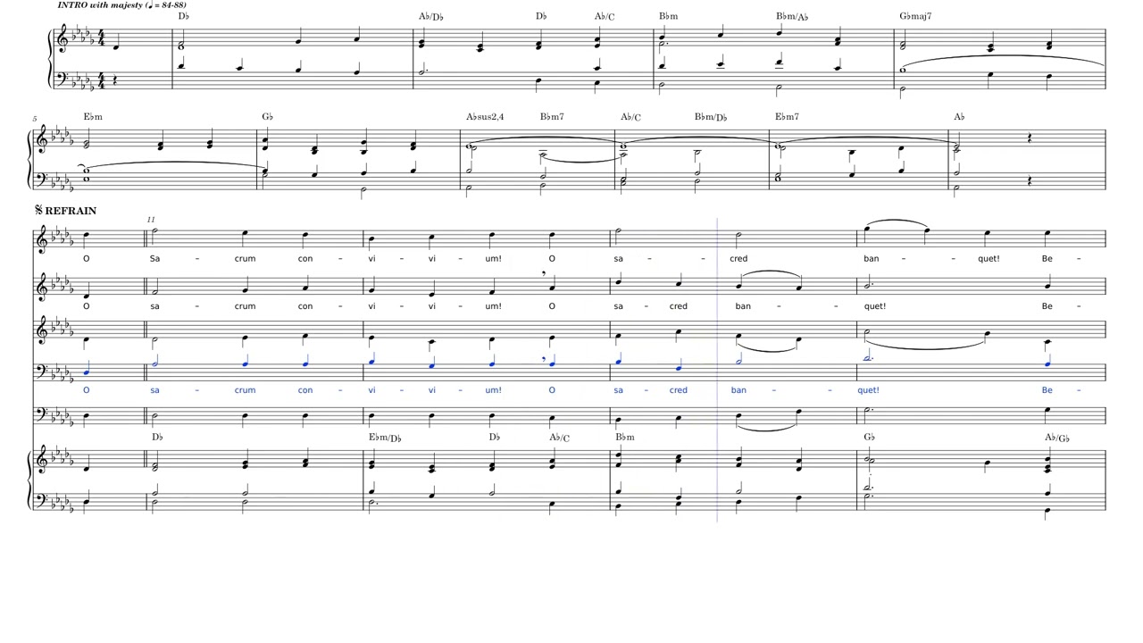O Sacrum Convivium Manalo TENOR by Ricky Manalo, CSP