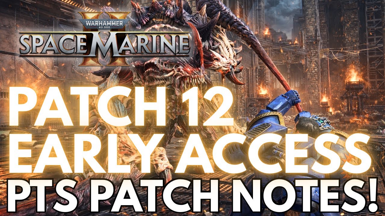 Techmarine Early Access! | Official PTS Patch Notes | Space Marine 2