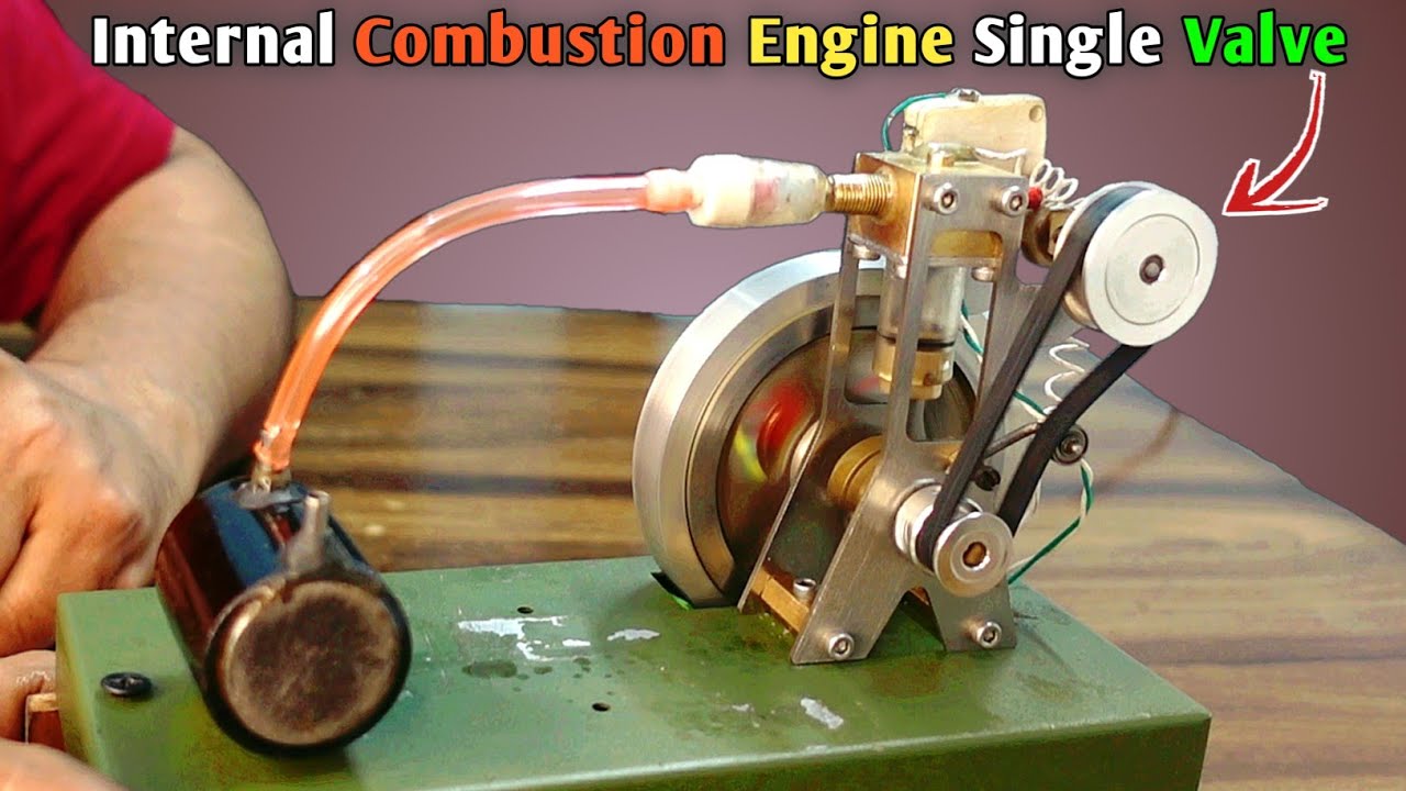 World's Smallest 😱 TRANSPARENT 🔥 Petrol Engine Homemade || NEW IDEA 💥