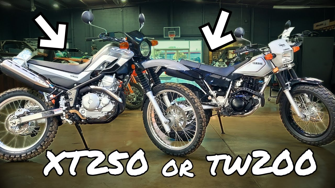 Yamaha TW200 против Yamaha XT250: какой из них подойдет именно вам?