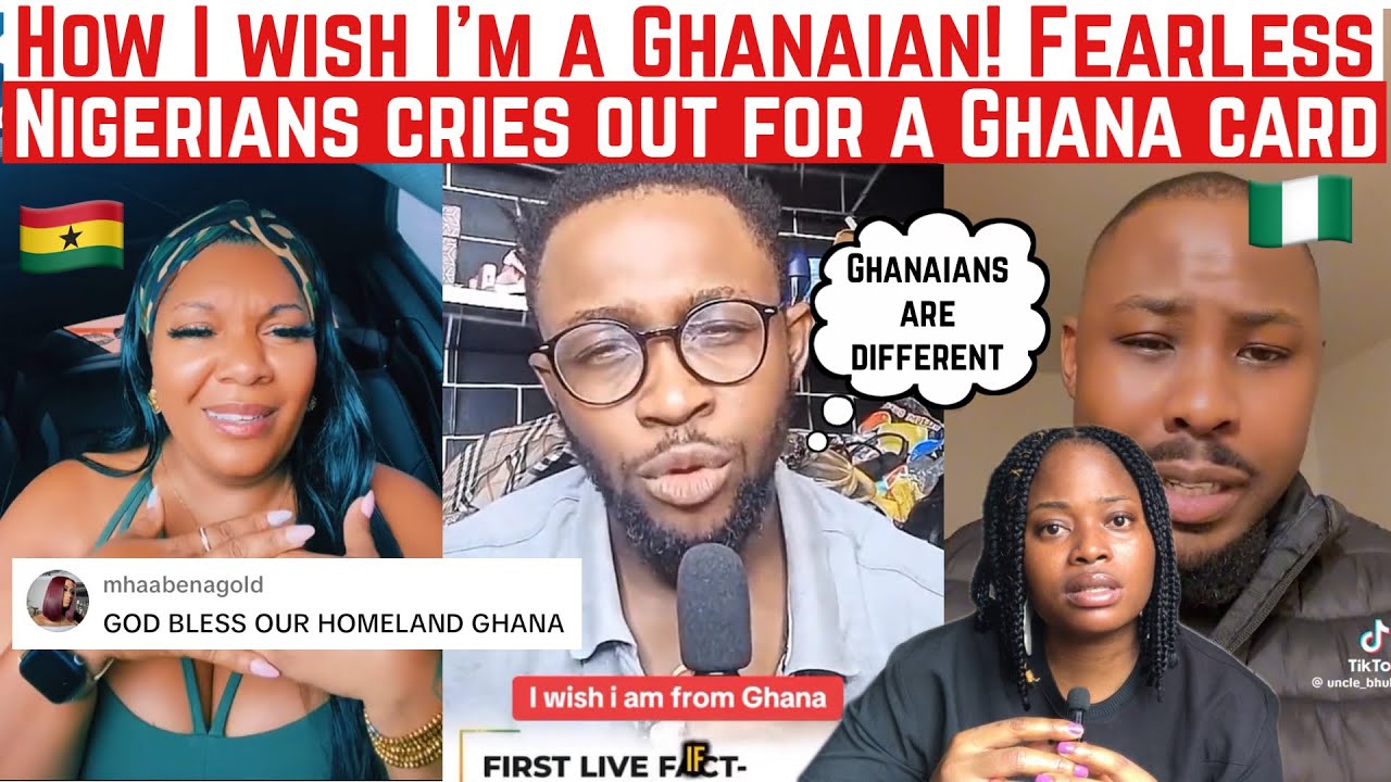 GHANAIANS ARE CREATED DIFFERENTLY AS NIGERIANS PUBLICLY BEGS FOR GHANA CITIZENSHIP 🇬🇭