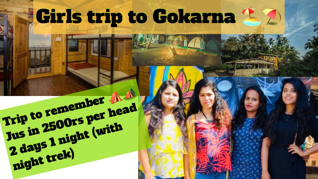 Trip to Gokarna |Girls trip |Hostel stay |Night treks|VLOG-1 #gokarnatrip #gokarnatrek #travel #trip