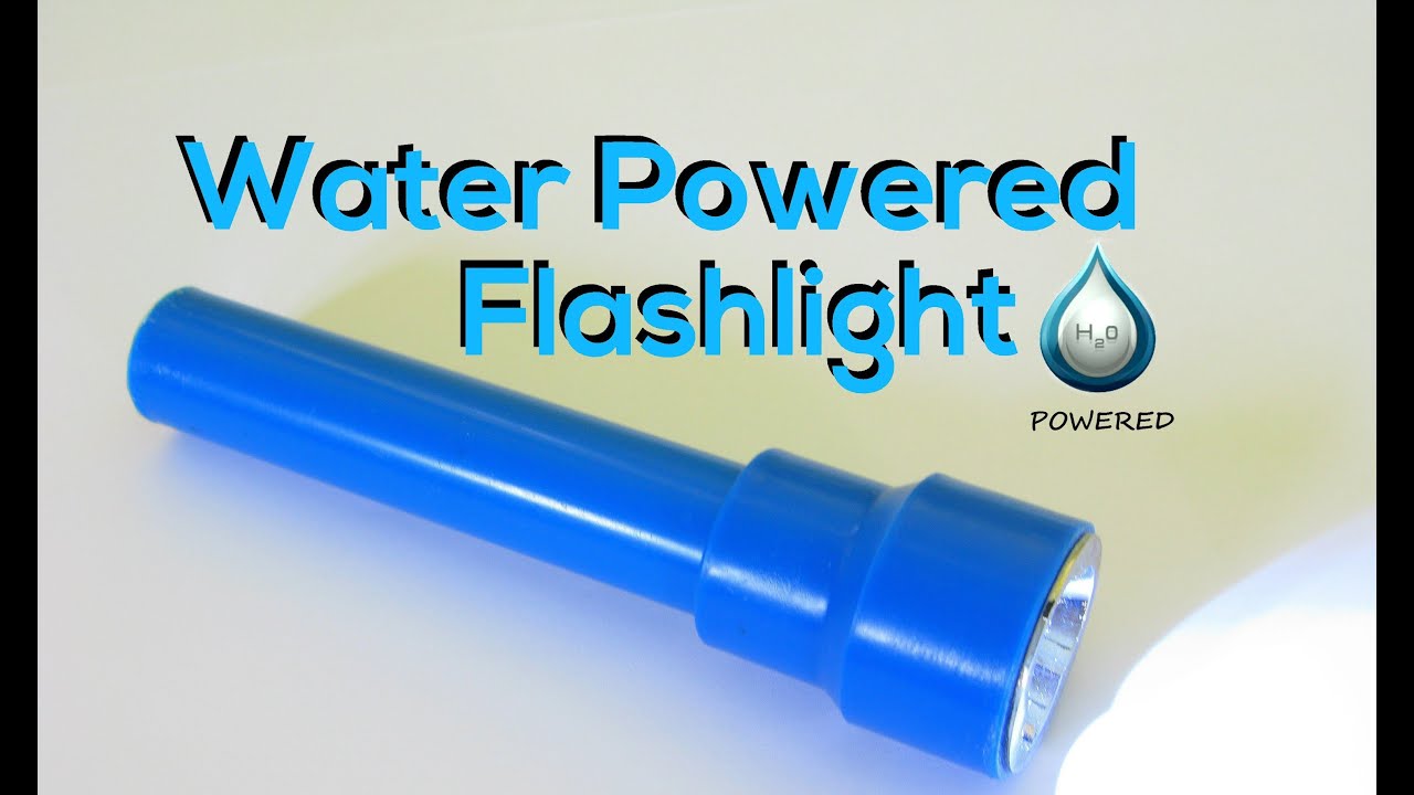 Water Powered Flashlight (Weekend Project #1)
