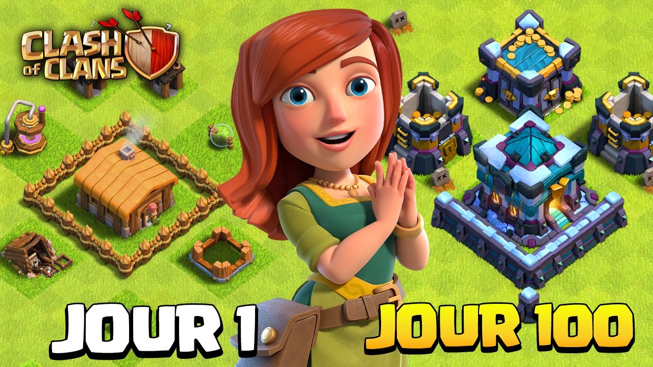 J'ai Joué 100 Jours à Clash of Clans avec le Pass Or !