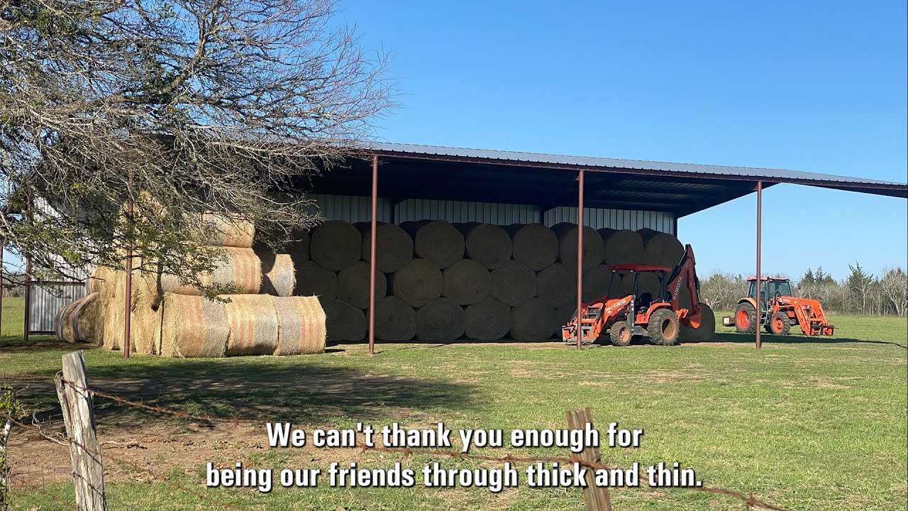 Hay Barn is Built!