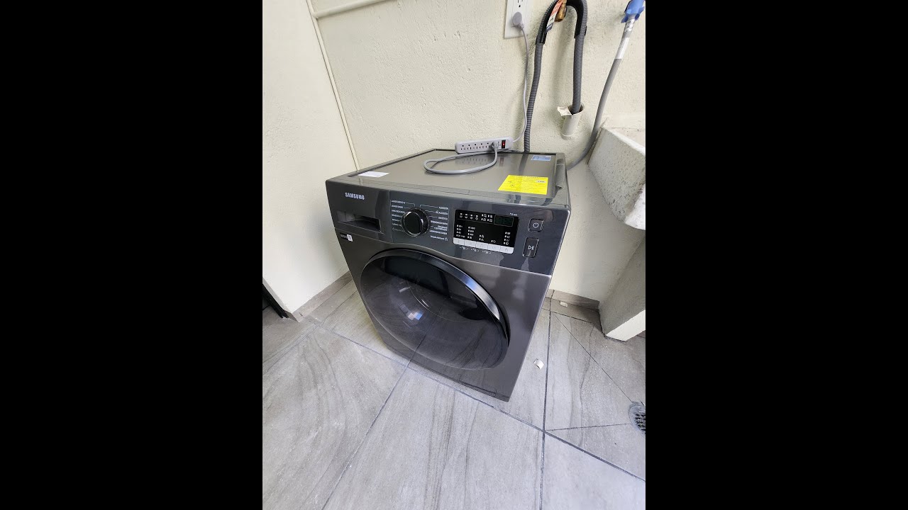 Unbox de lava secadora Samsung de 11kg con instalación.