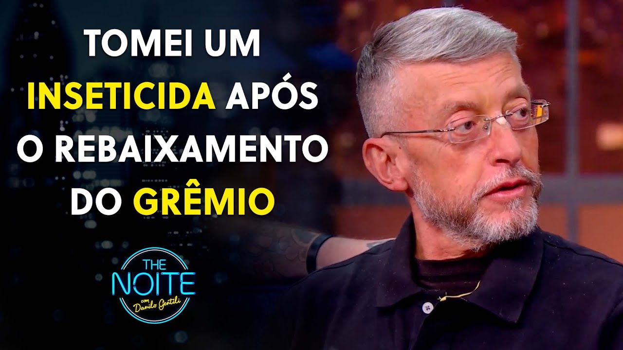 O Farid Germano tentou se matar durante a live de rebaixamento do Grêmio? | The Noite (19/09/22)