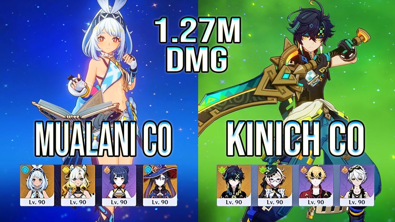 Mualani C0 Hypercarry & Kinich C0 Burning Spiral Abyss Floor 12 Genshin Impact