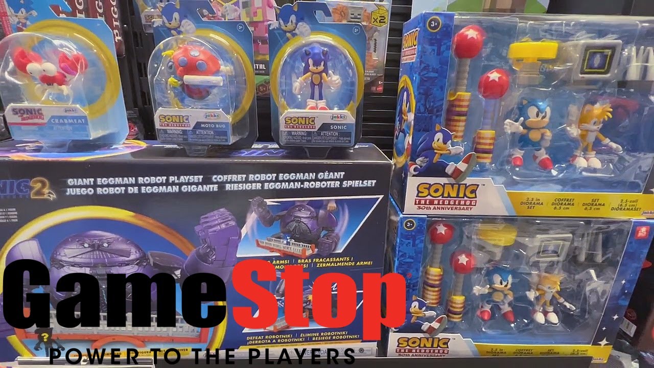 Sonic Toy Hunt At GameStop!