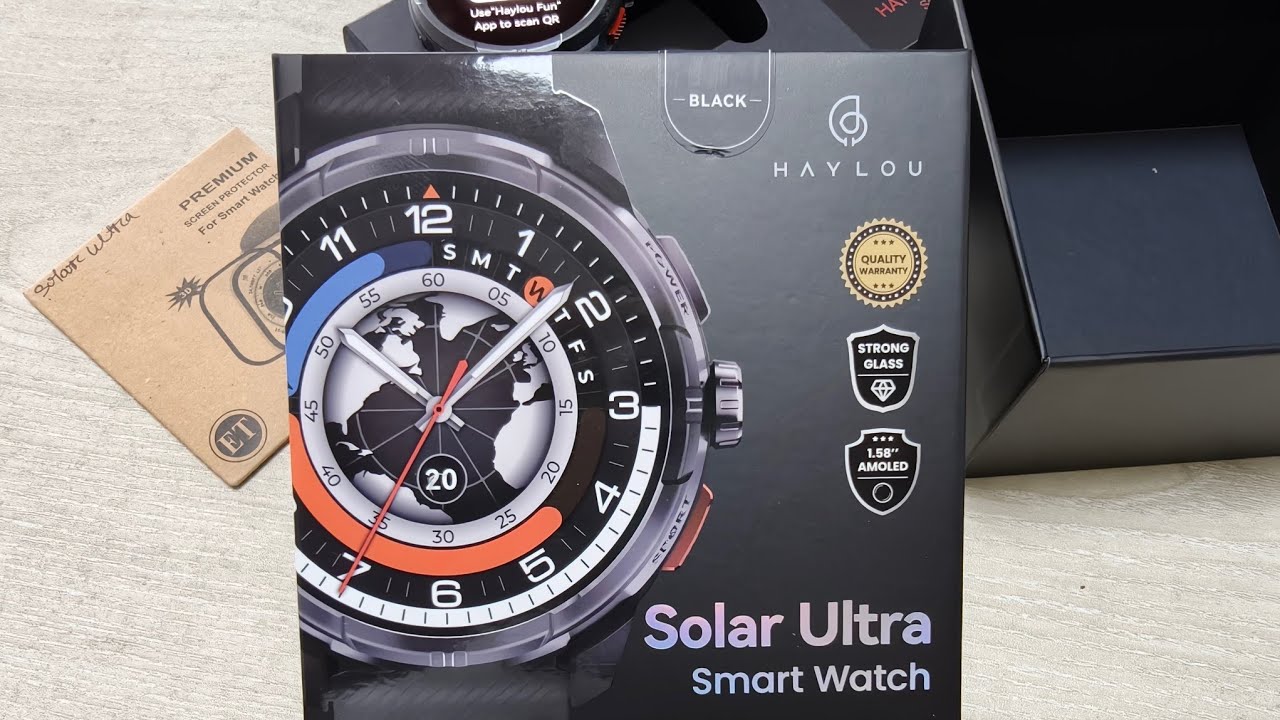 Anwar's Haylou Solar Ultra Smart Watch Unboxing