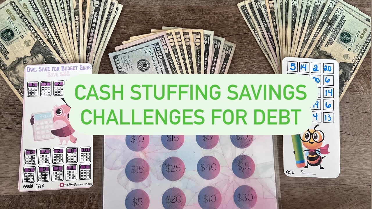 Cash Stuffing Halloween & Debt Binders || Savings Challenges || $600
