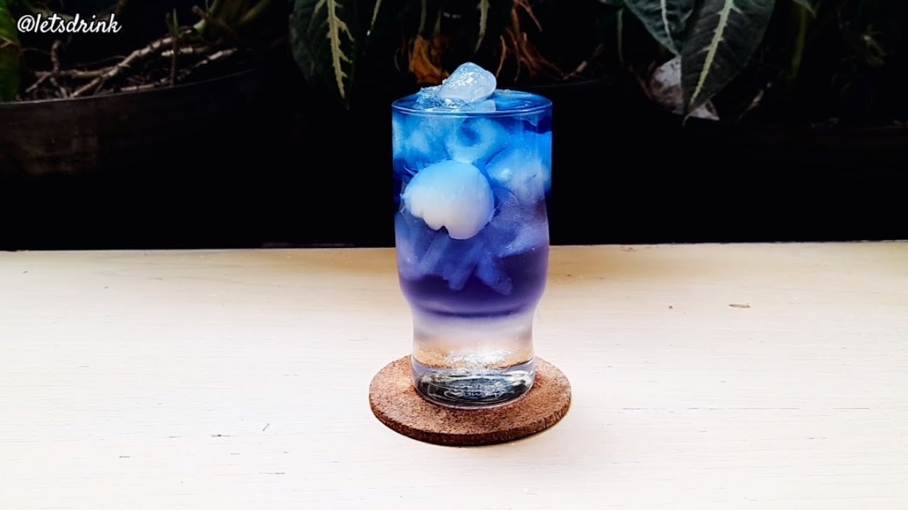 Blue ice lychee tea
