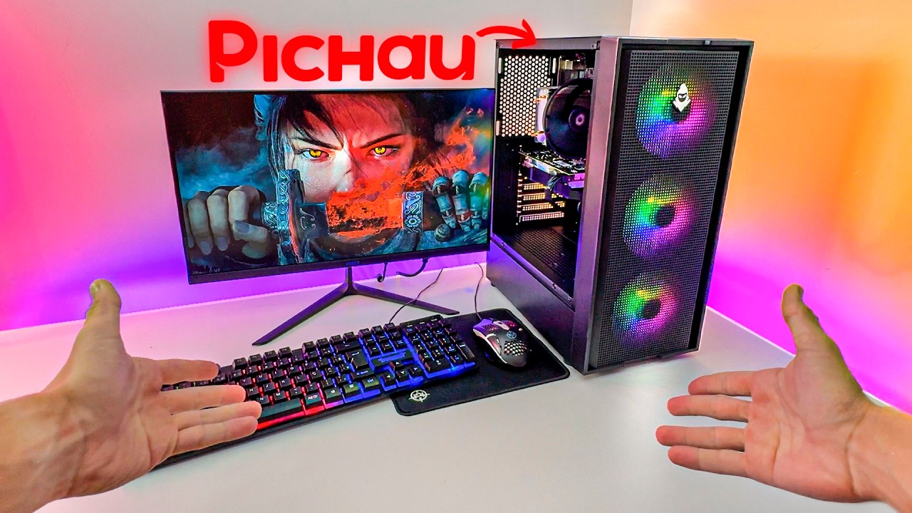 Comprei o PC GAMER CUSTO BENEFICIO da PICHAU que RODA TUDO
