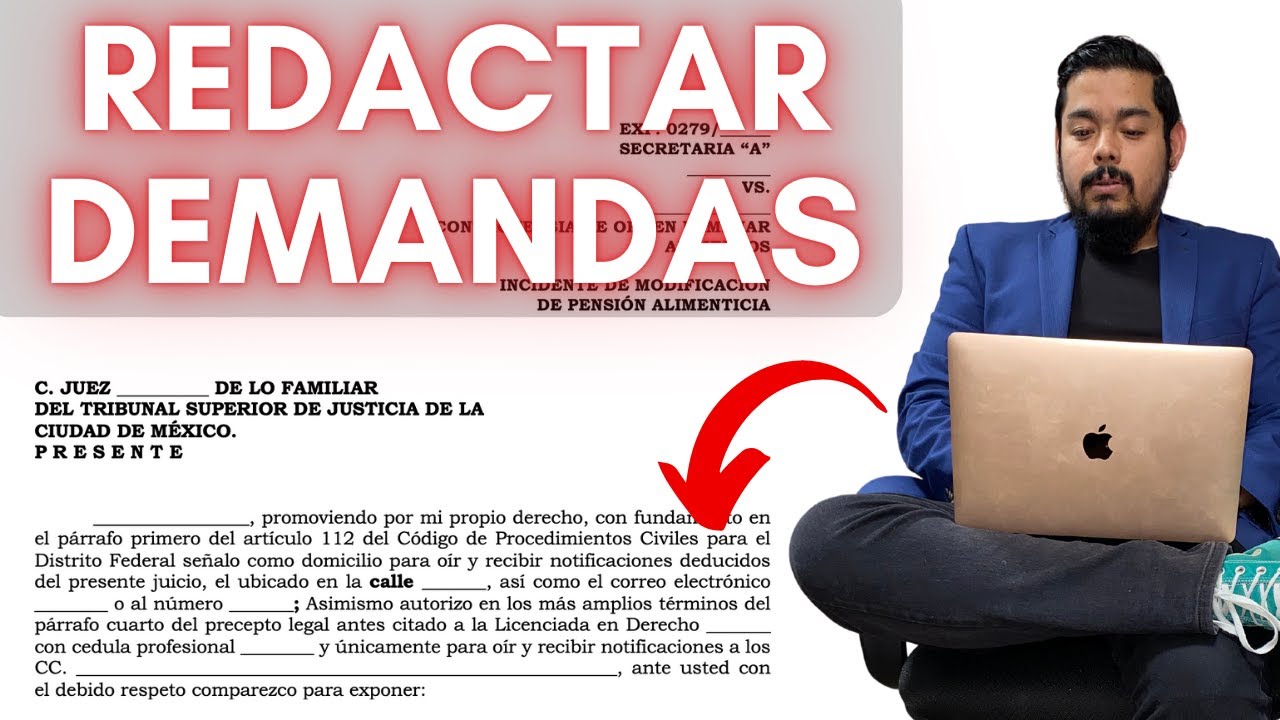 Hacer una demanda FACIL - Taller de redacción - Roy Stuart Abogado