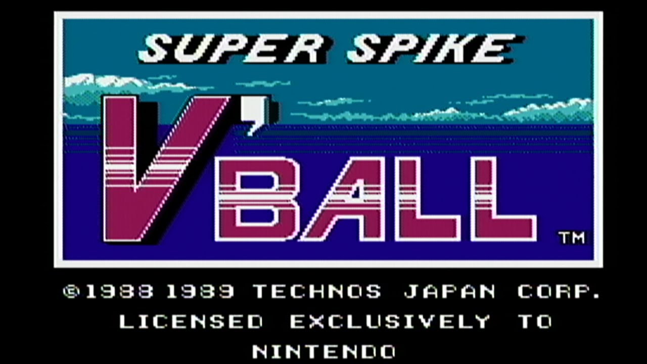 Super Spike V'Ball (Nintendo, 1990) - NES Gameplay