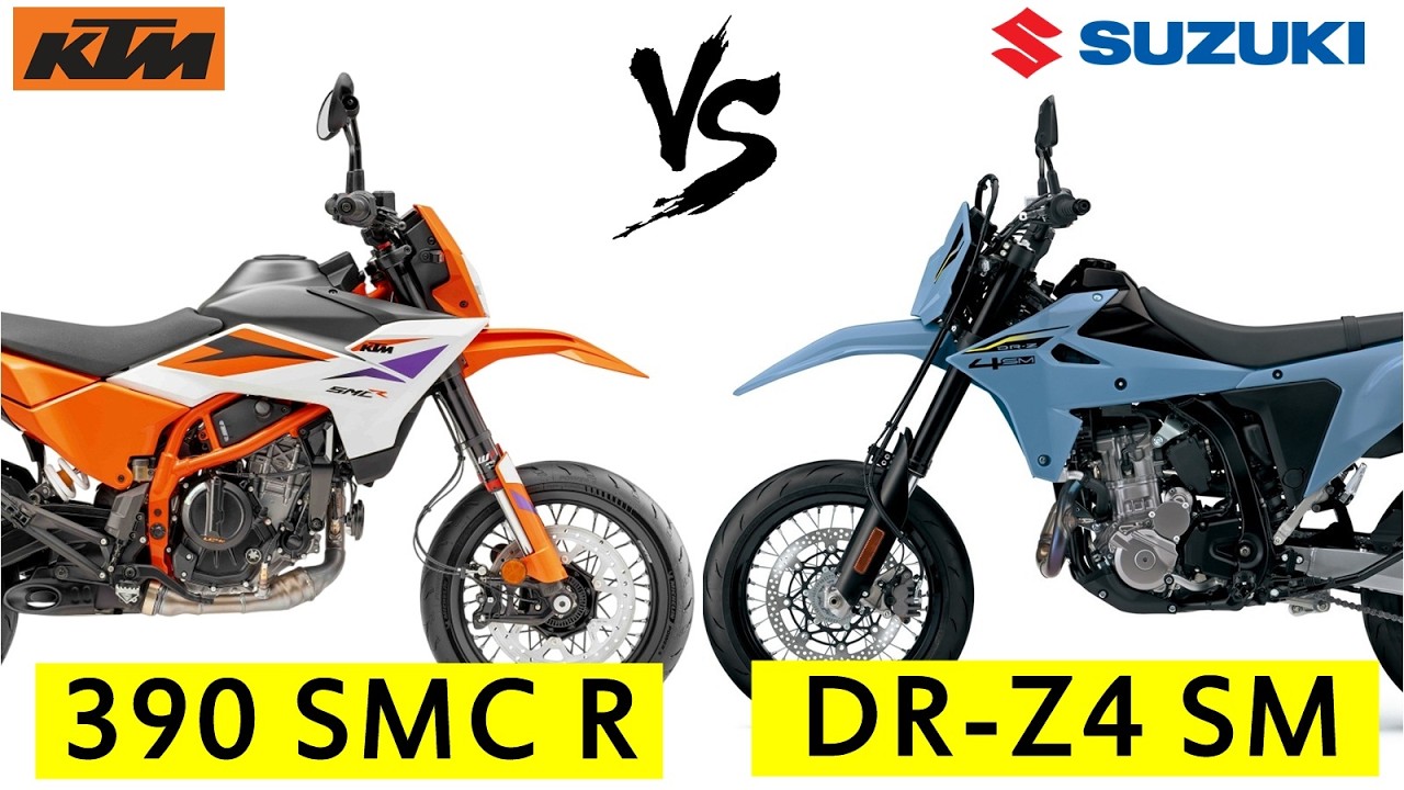 KTM SMC 390 R vs Suzuki DR-Z4 SM |comparison |TM
