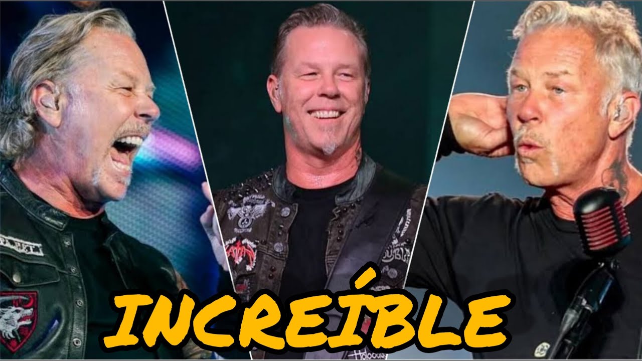😲Asi suena JAMES HETFIELD vocalista de METALLICA sin musica de fondo🎤