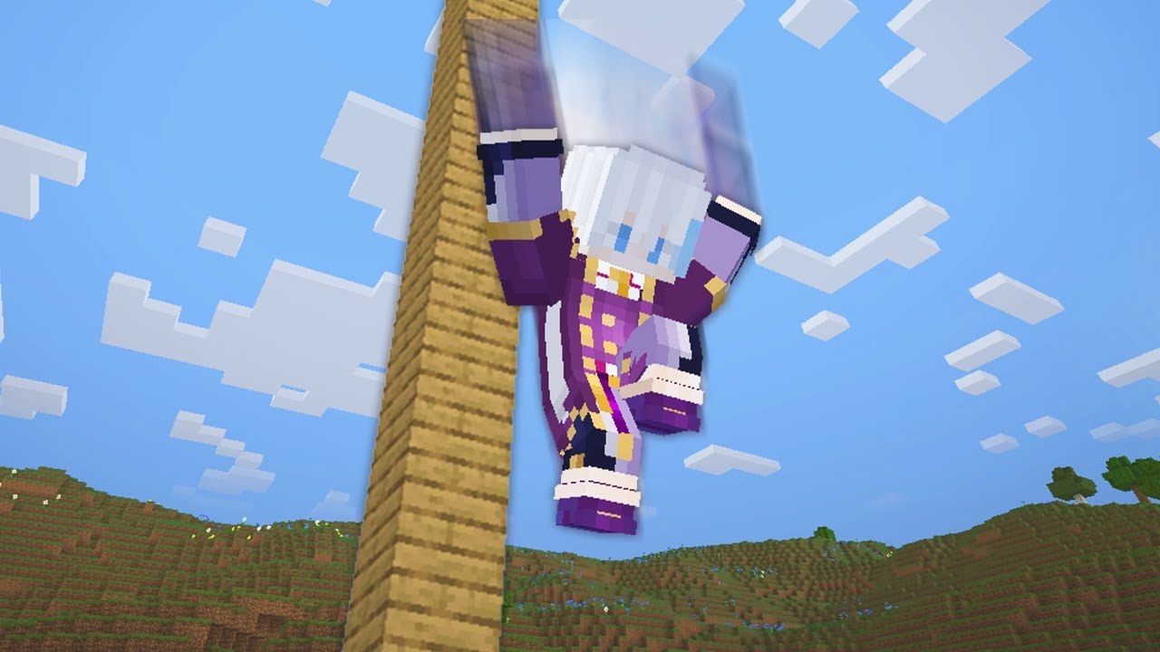 落下距離が長い人が勝ち！落下王は誰だ？！【マイクラ・マインクラフト】