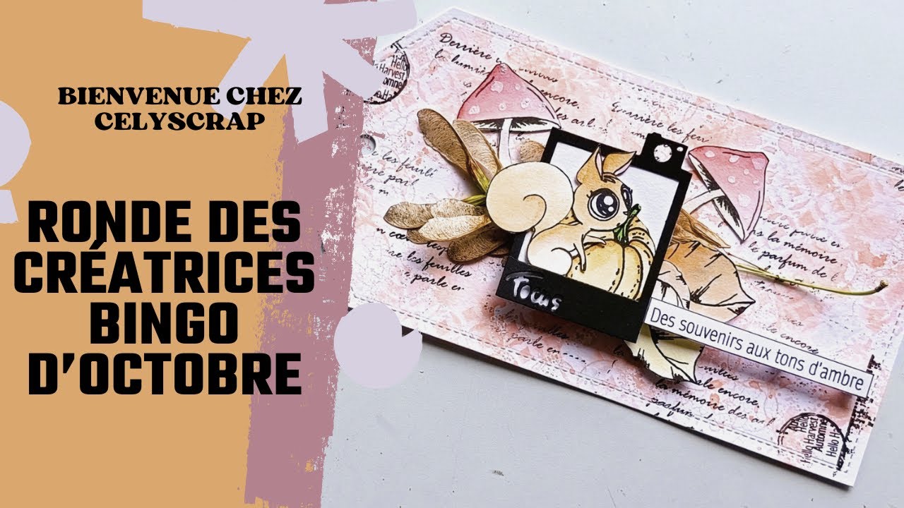 BINGO D'OCTOBRE RONDE DES CRÉATRICES @ateliercraie-Sandrine 