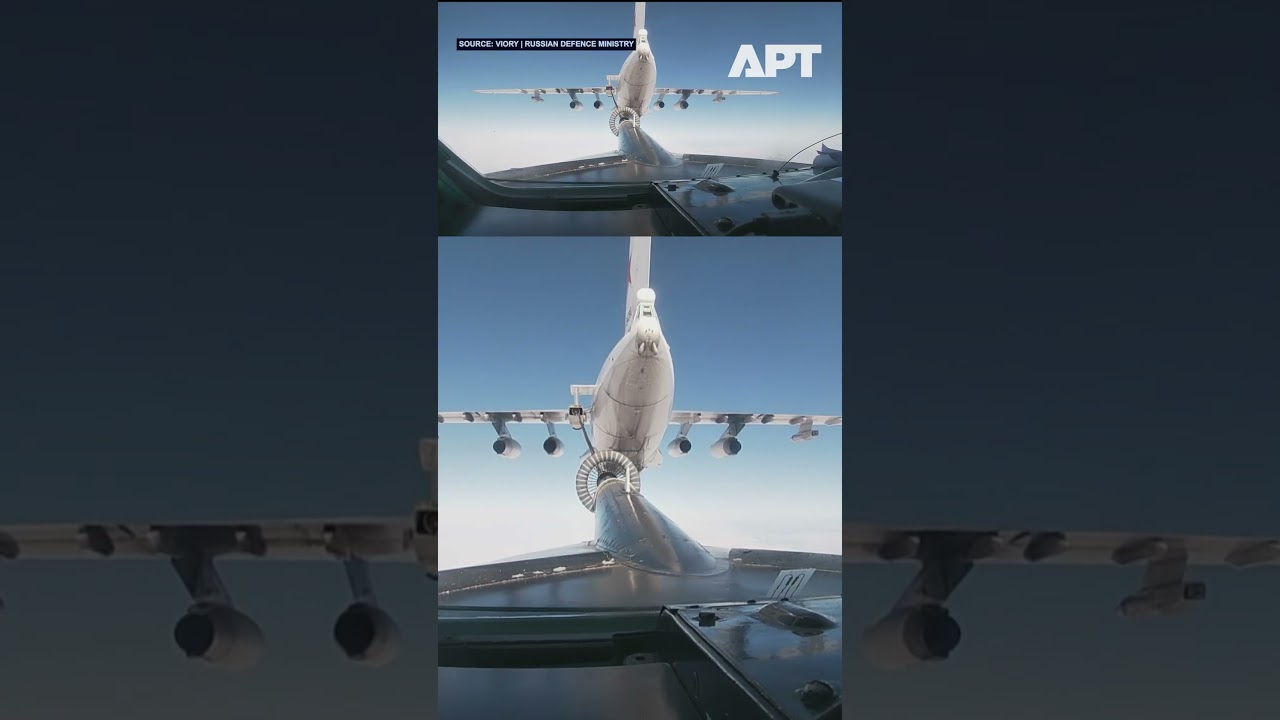 Russian Tu-95MS Bombers Fly Over Barents and Norwegian Seas | APT