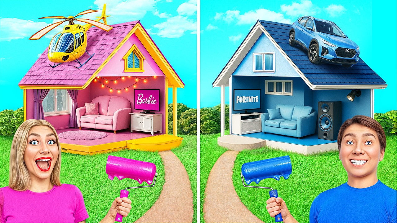 Домики Одного Цвета Челлендж c Перевернутым домиком от Multi DO Smile