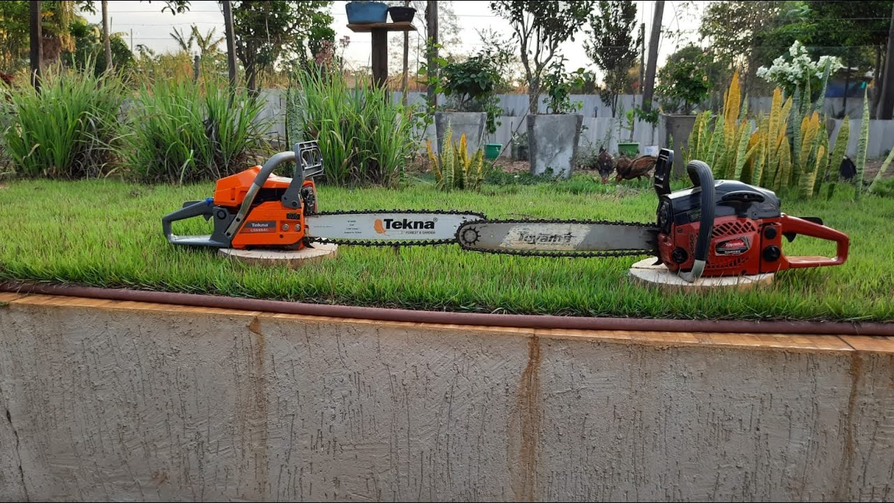 Comparativo motosserra Tekna vs Toyama