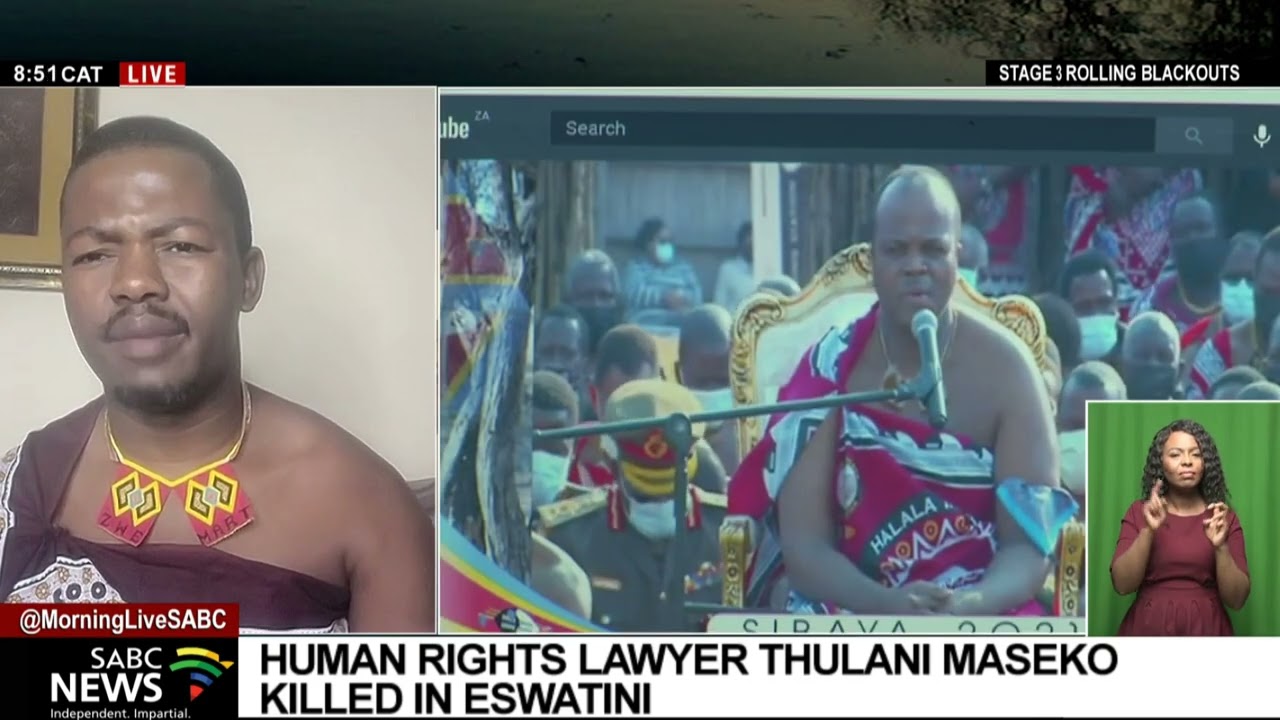 Human rights lawyer Thulani Maseko killed in Eswatini