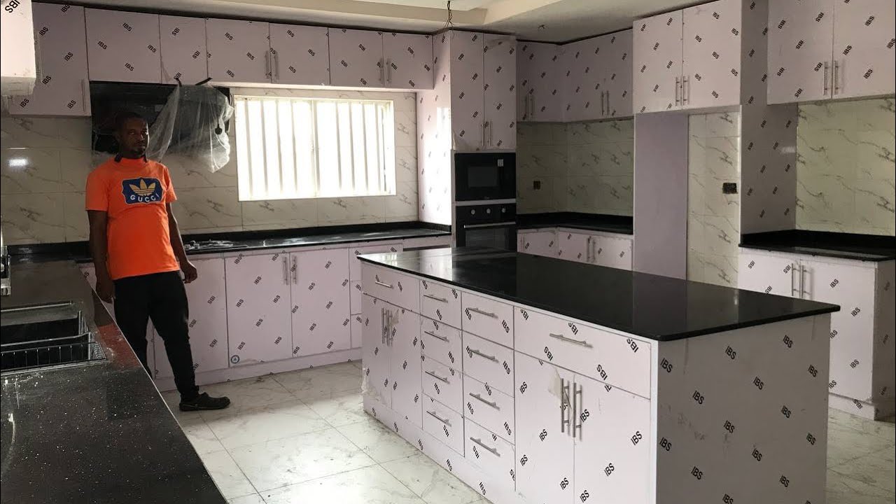Price Of Kitchen Cabinets Made From Acrylic Woods With Installation & Accessories In Nigeria.