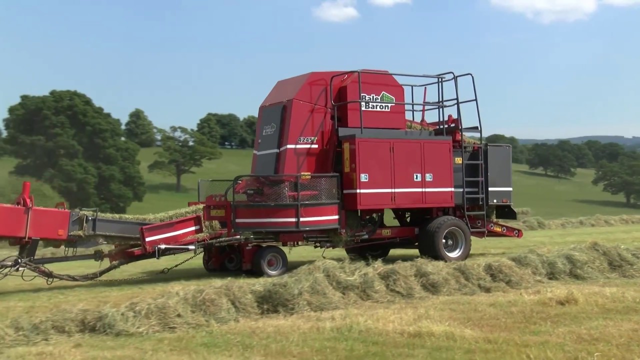 Bale Baron in action at Raglan Farm Park