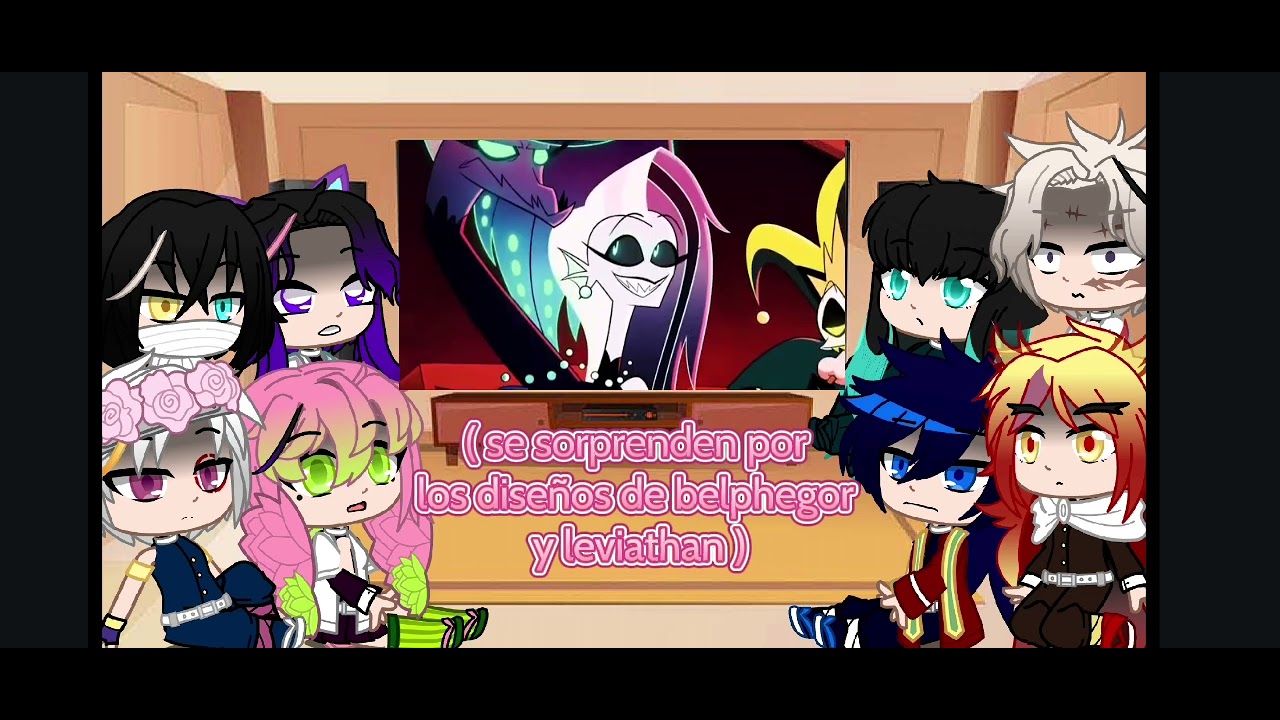 Los pilares reaccionan a los 7 pecados capitales ( hazbin hotel y helluva boss ) 🌸