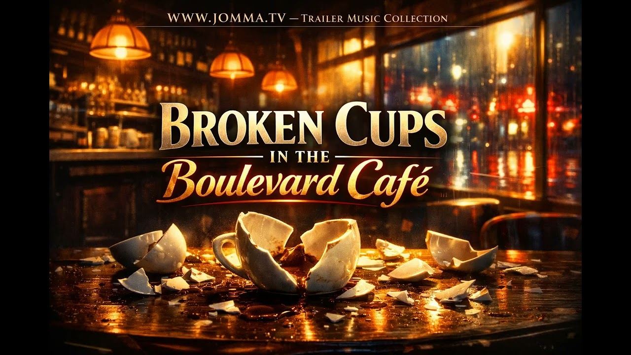 🎬☕ Broken Cups In The Boulevard Caf&eacute; 💔🌆  Cinematic Instrumental Music