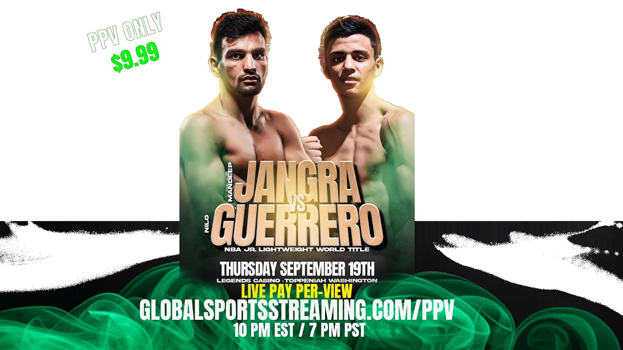 Roy Jones Jr Boxing Promotions Jangra vs Guerrero Weigh In