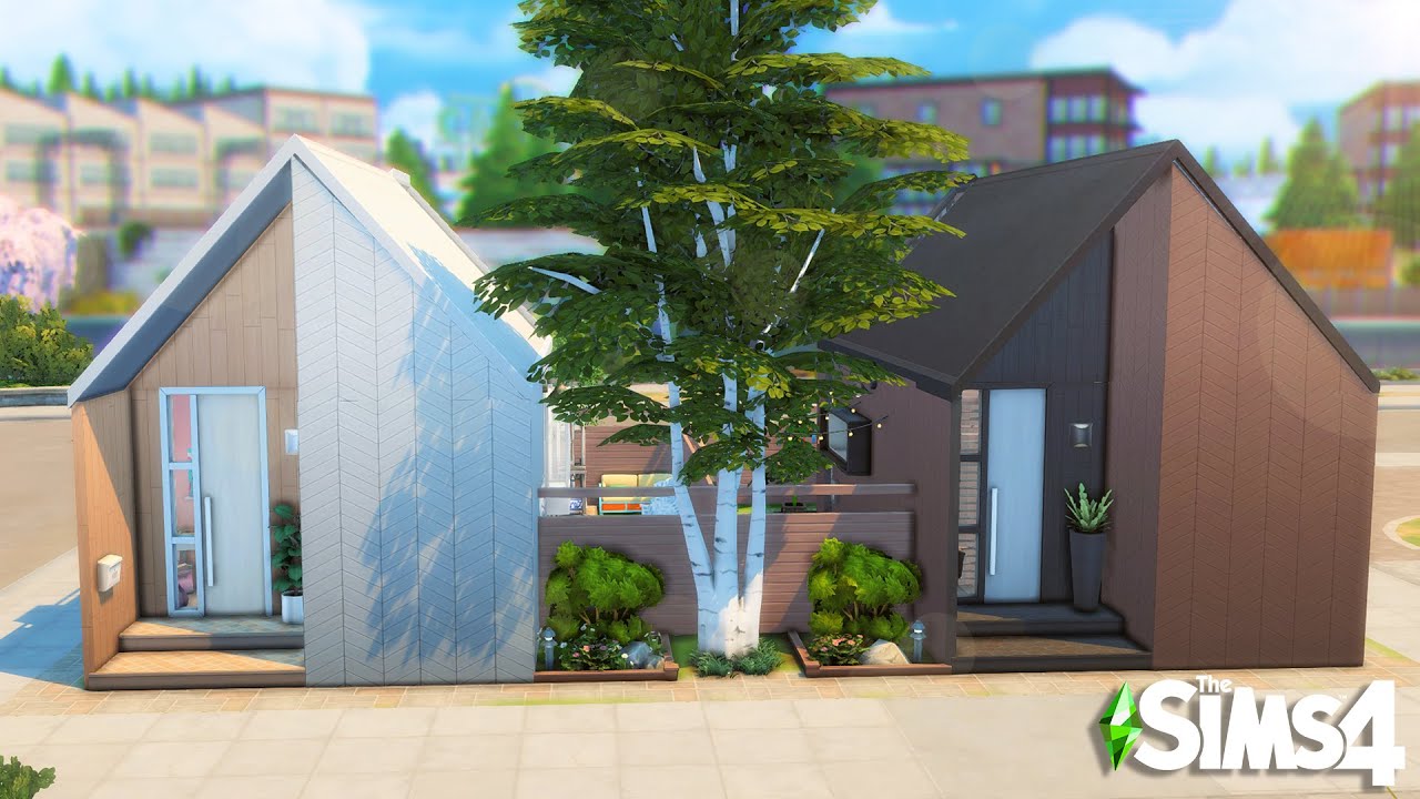Tiny Houses Opostas | The Sims 4 | Construção