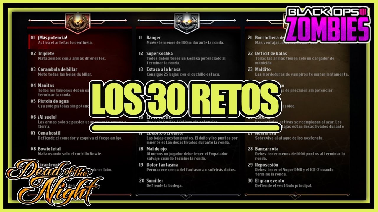 RETOS SUPER LUNA DE SANGRE DE LOBO / RECOMPENSA Y ESTRATEGIA ZOMBIES BLACK OPS 4