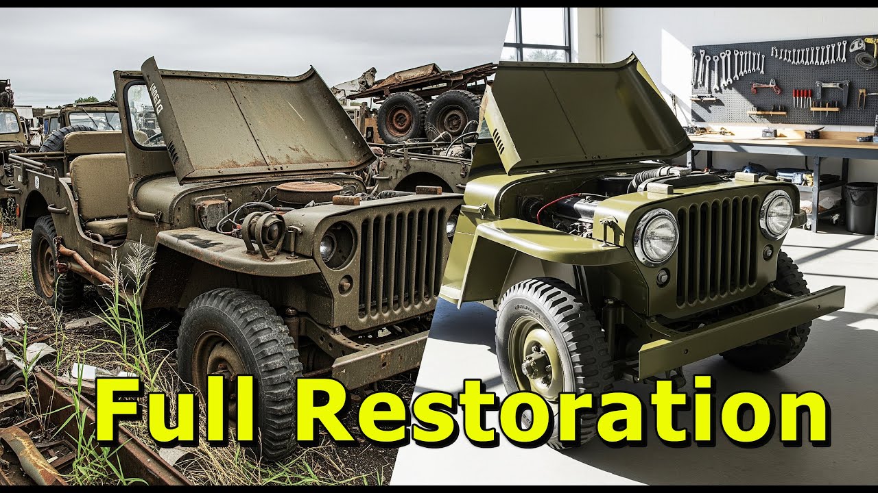 Abandoned Jeep Willys 1942 Reborn From Rust | Full Restoration