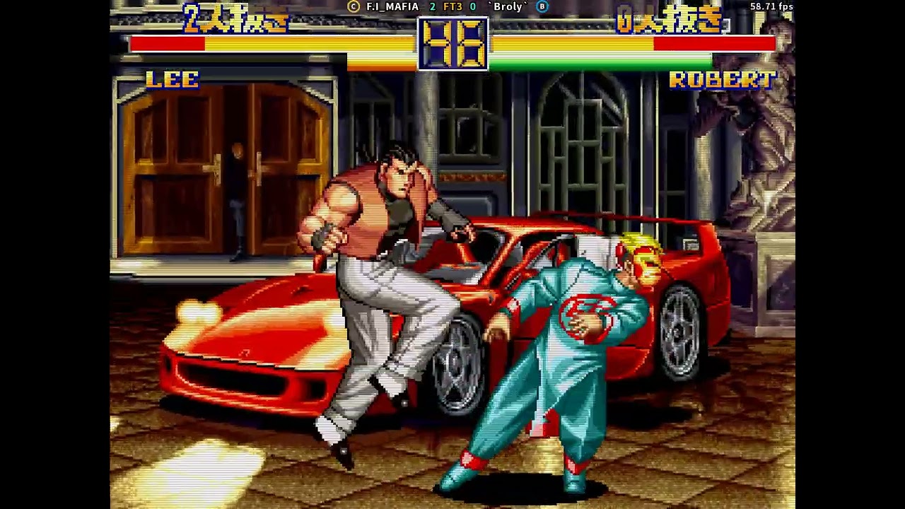 fightcade art of fighting 2 F.I_MAFIA (Korea) vs `Broly` (Korea)