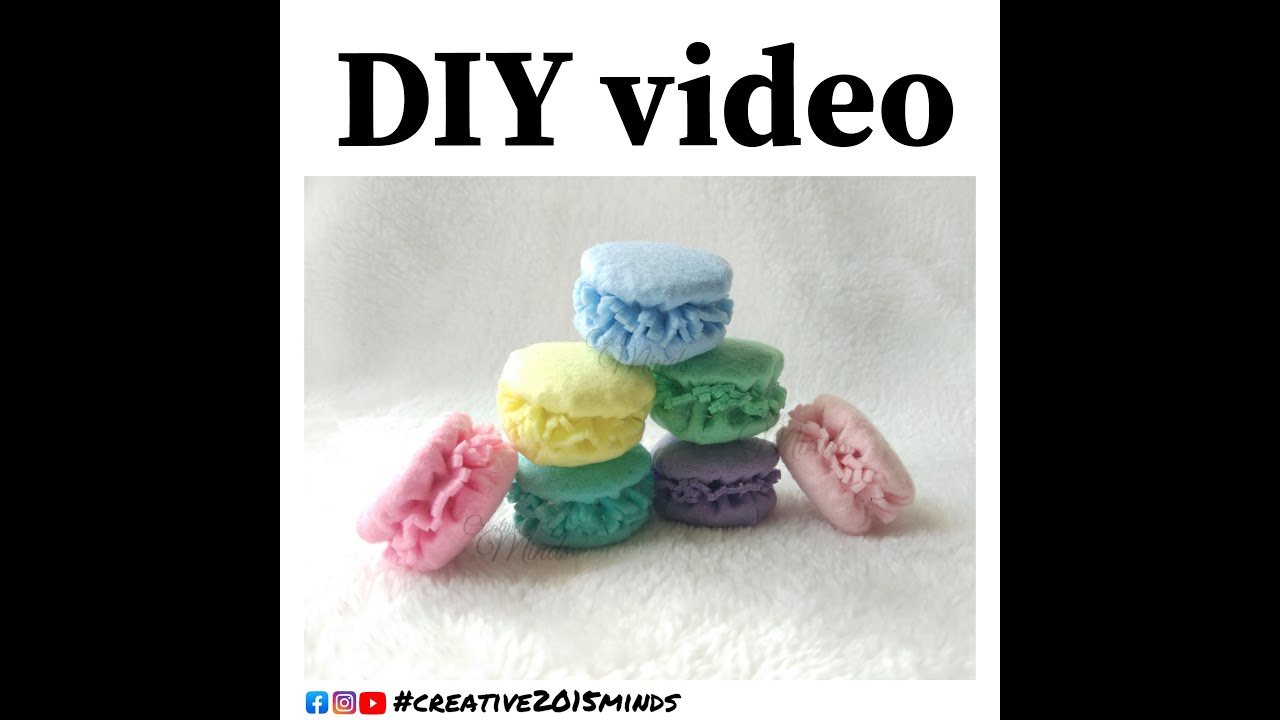 Felt Macarons Tutorial! #creative2015minds